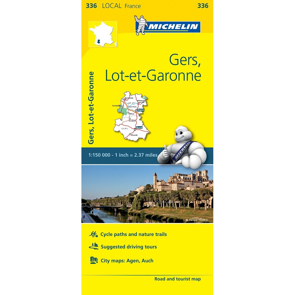 336 Gers, Lot-et-Garonne Michelin